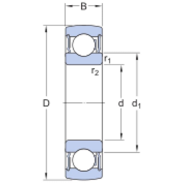Y-Lagereinsatz 1726204-2RS1 SKF