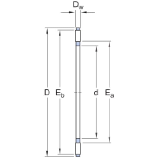 Axial Nadelkranz AXK 2542 SKF