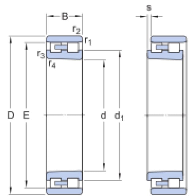 Zylinderrollenlager NN 3007 K/SP SKF