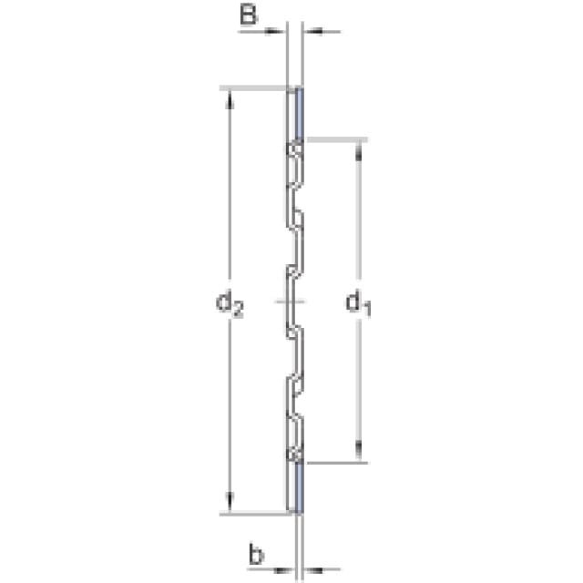 Abstandsscheibe ZW 42X52 SKF