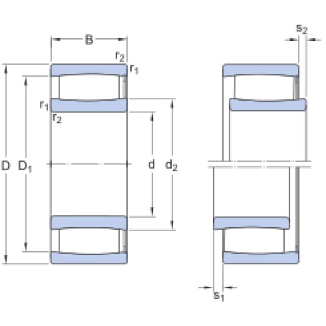 CARB Toroidalrollenlager C 4020 V/C3 SKF