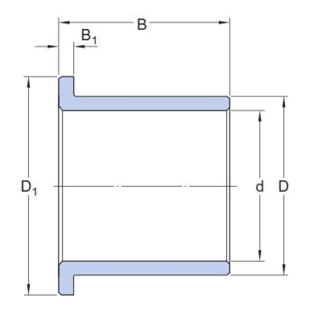 Gleitlager PSMF 354535 A51 SKF