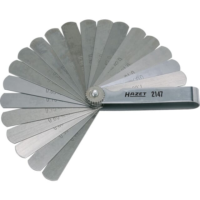 Fühlerlehren 20-tlg. 2147 0,05-1,00mm Hazet