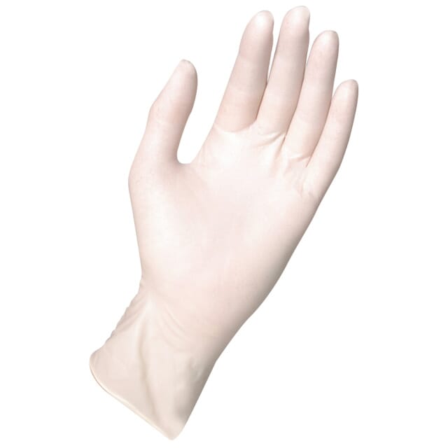 Latex-Einweghandschuhe PKG=100STK HS.Guard 0443 puderfrei
