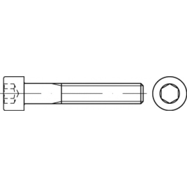 Zylinderschraube mit ISK DIN 912 12.9