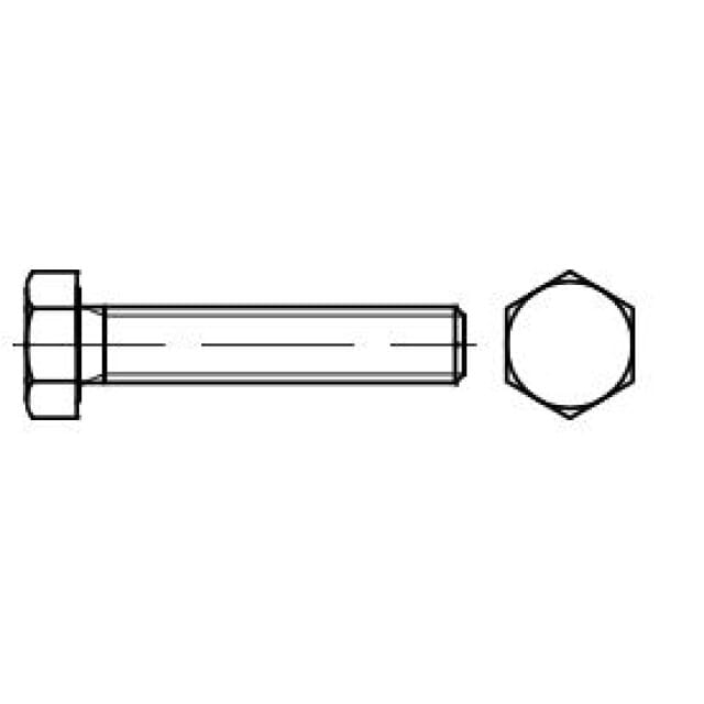 Sechskantschraube ohne Schaft VP25 933/M20x65 10.9 VZ A2F