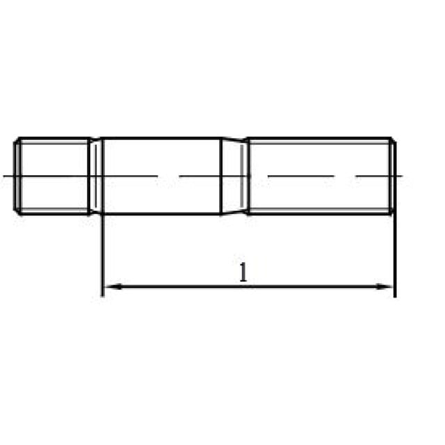 Stiftschraube DIN 939 10.9