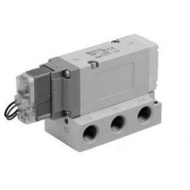 5/2 Magnetventil monostabil, 220 VAC VF5120K-4DOD1-03F