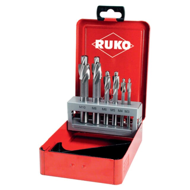 Flachsenkersatz DIN373 6tlg. 102451 Ruko
