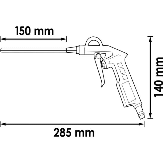 AUSBLASPISTOLE,LANG V7135-150 Vigor