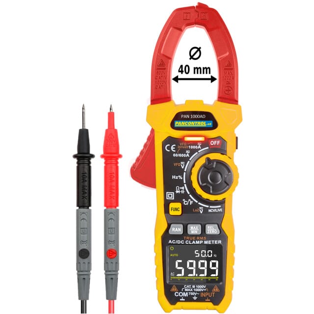 Dig. Stromzange 1000A AC/DC PAN 1000AD