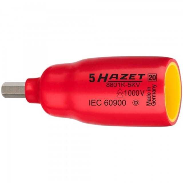 6kt. Schraubendreher-Steckschlüssel-Eins 8801K-5KV Hazet