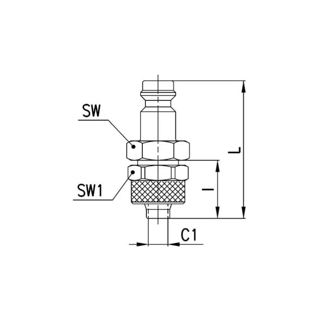 Kupplungsstecker P-KS5450 8/6 MSNI