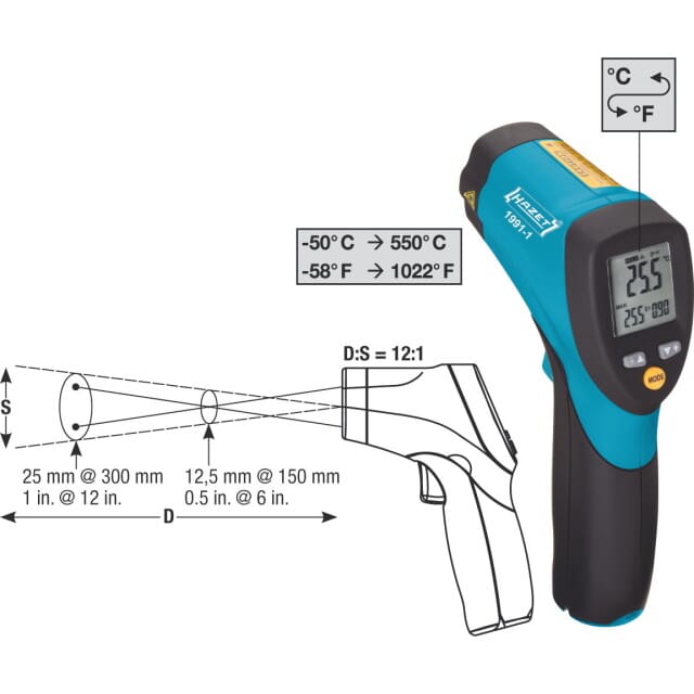 Infrarot-Thermometer 1991-1 Hazet