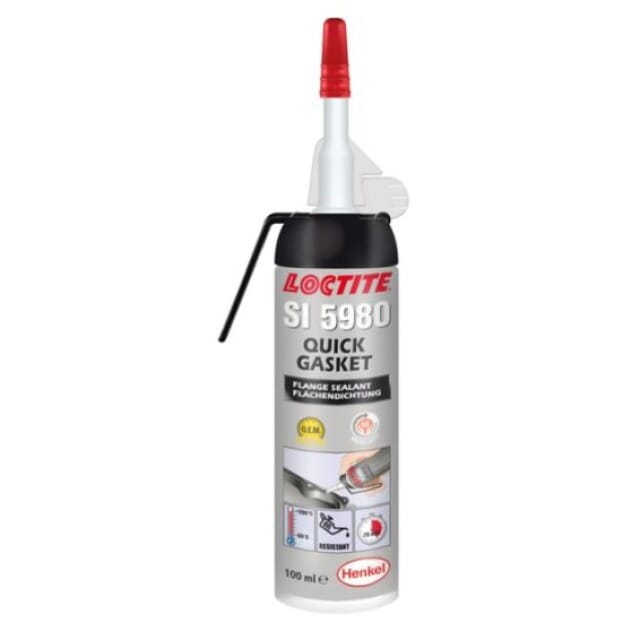 Flächendichtung Silikon 30 Min handfest SI 5980/100ml QuickGask ölbest. Loctite