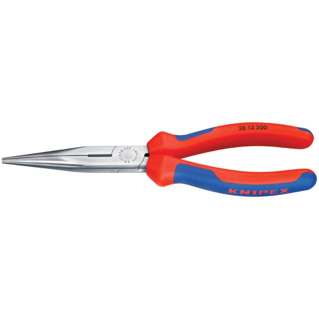 Flachrundzange mit Schneide 2612/200 Knipex