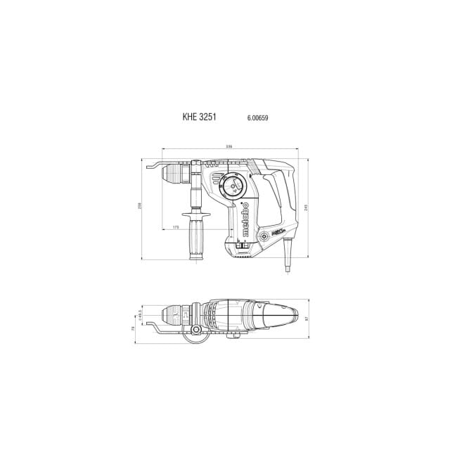 KHE 3251 * Kombihammer 600659000 Metabo