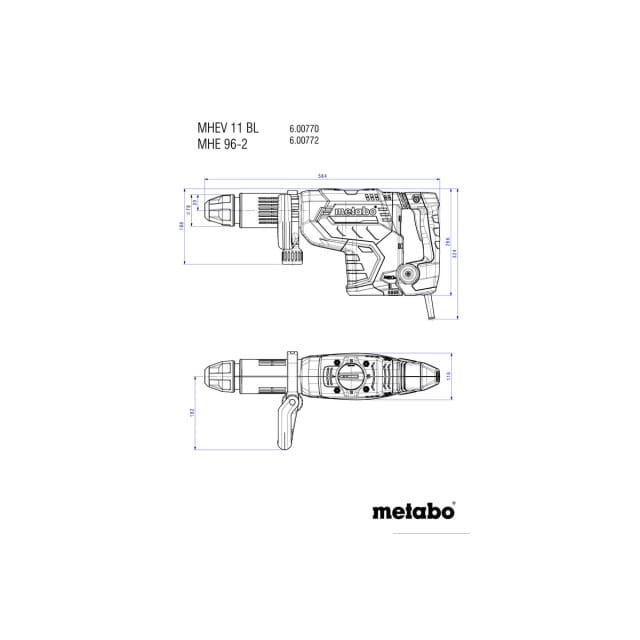 MHEV 11 BL * Meisselhammer          TV00 600770500 Metabo