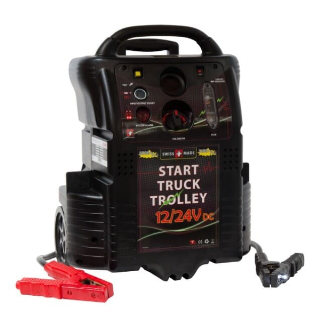 Energiestation Startgerät 12/24V fahrbar 55073 Elmag