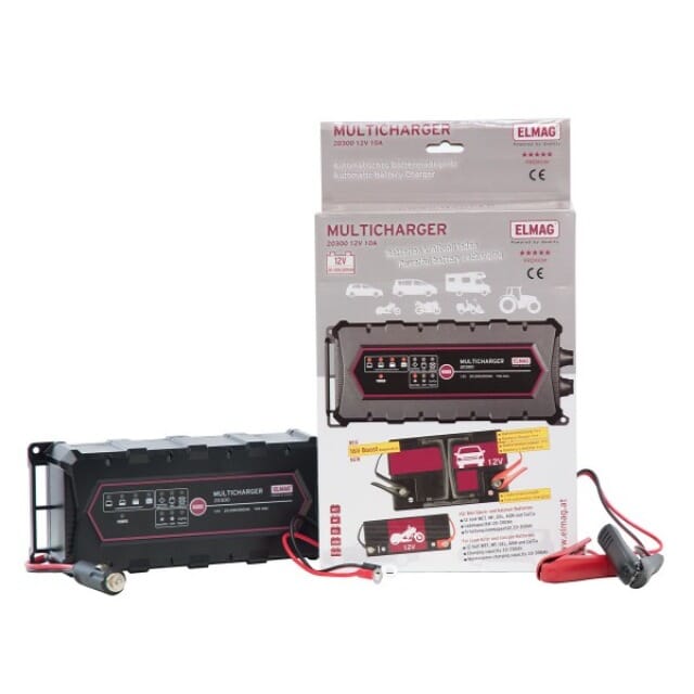 Automatisches Batterieladegerät 12 V. 56034 Elmag