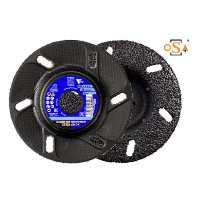 Schleifscheibe CC Grind View 125 SGP Steelox Pferd