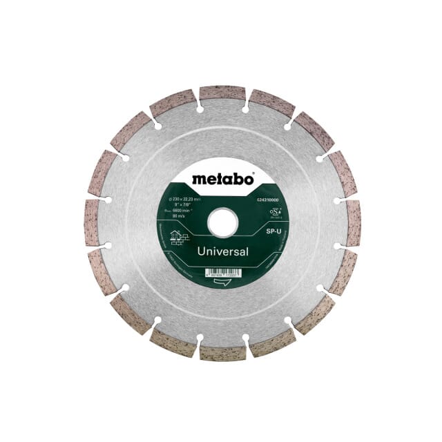 Diamanttrennscheibe-SP-U 230x22,23 mm 624310000 Metabo