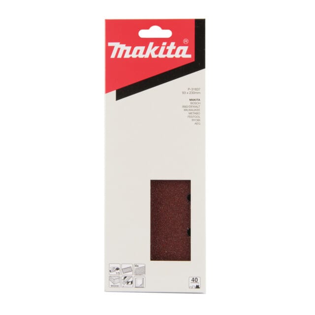 10STK  SCHLEIFPAP. 93X228 Makita