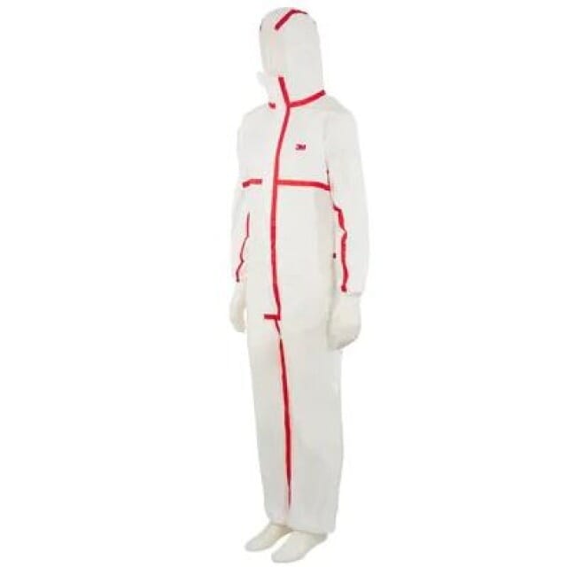 Einweg-Overall mit Kapuze 3M.4565.M, weiss Kat.3/4,5,6