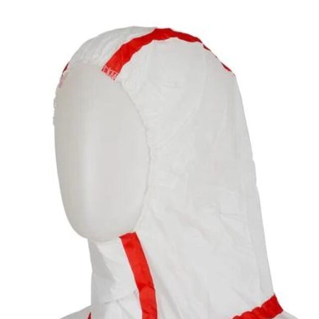 Einweg-Overall mit Kapuze 3M.4565.M, weiss Kat.3/4,5,6