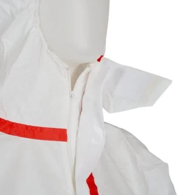 Einweg-Overall mit Kapuze 3M.4565.M, weiss Kat.3/4,5,6