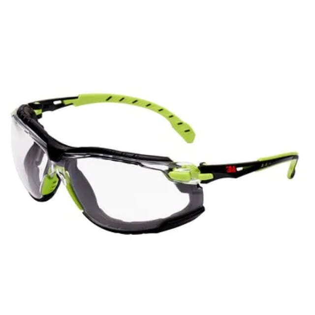 Schutzbrille SGAF/AS, grün/schwarz 3M.Solus 1000 Set, PC, klar