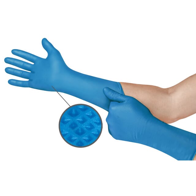 Einweghandschuh Nitril PKG à 50 STK HS.93-283.10, MICROFLEX