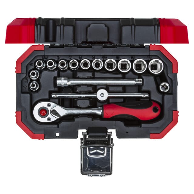 Steckschl.Satz 1/4 SW4-13mm 16tlg R49003016 Gedore RED