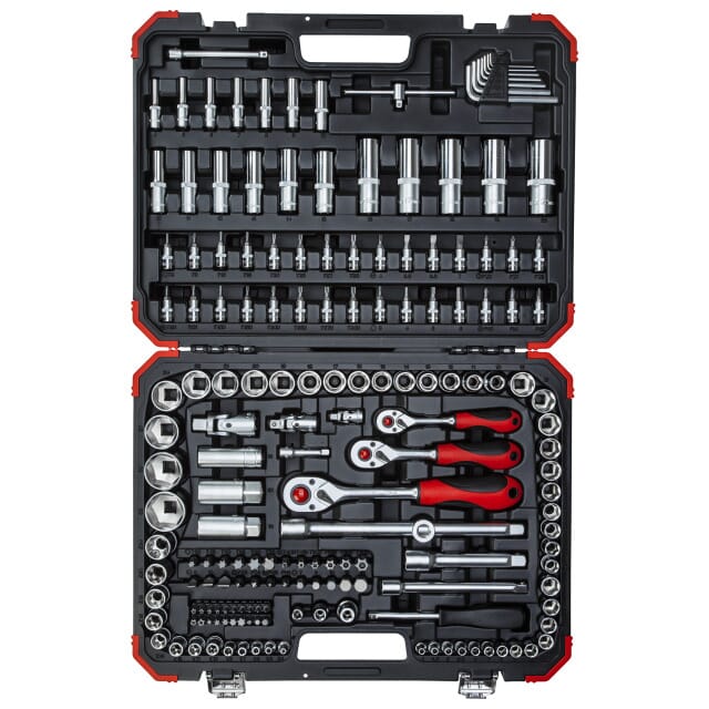 Steckschl.Satz 1/4+3/8+1/2 172tlg R45603172 Gedore RED
