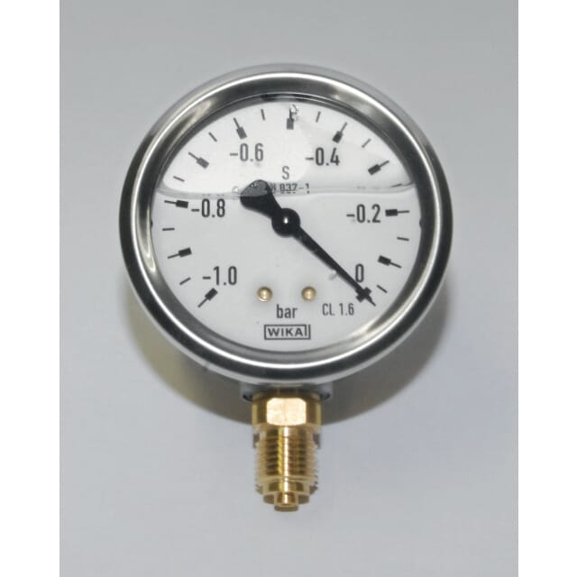Vakuummeter mit Glycerinfüllung