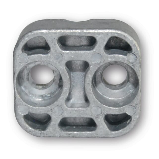 Rohrschelle einfach, Aluminium
