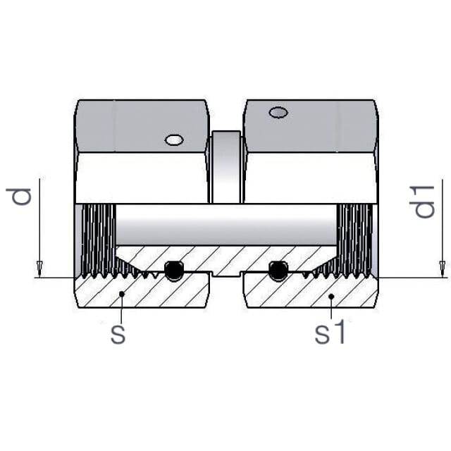 Gerader Verbindungsstutzen BSP