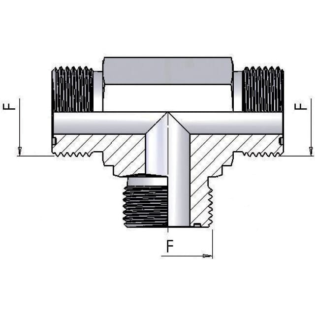 T-Verschraubung ORFS