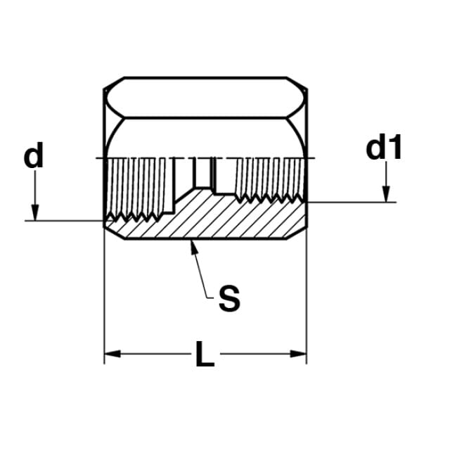 Manometer-Einschraubverschraubung JIC-BSP