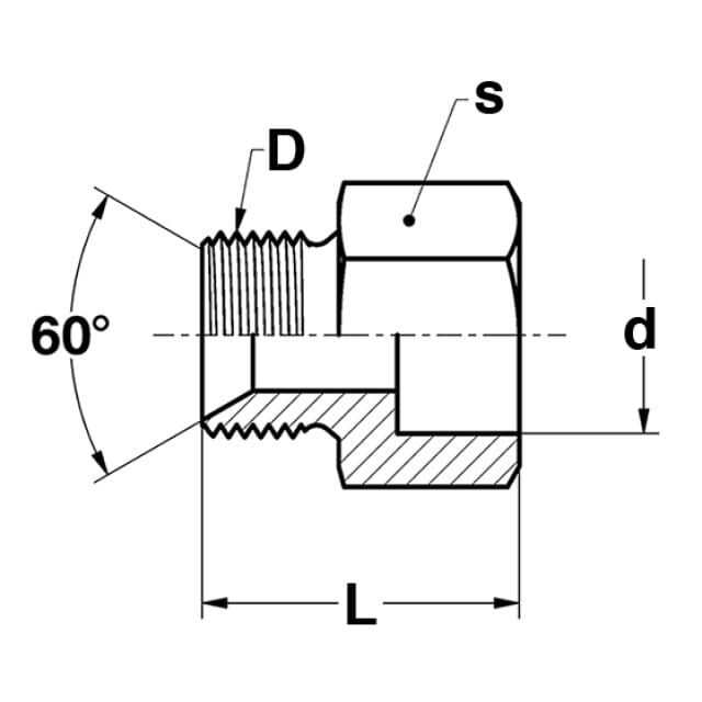 Dichtkegel-Reduzierstutzen BSP