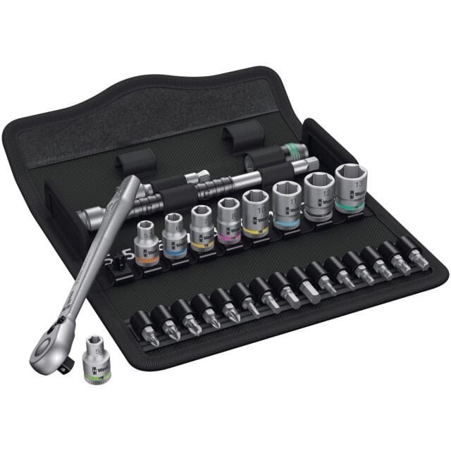 Steckschlüsselsatz Zyklop 1/4" 28-tlg. 8100SA/8 Wera