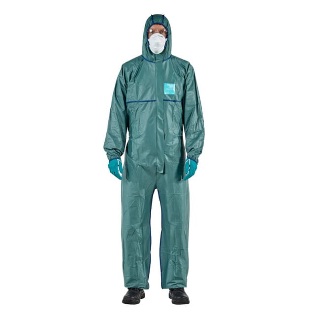 Einweg-Overall Typ 5/6 AlphaTec® 2000-111 grün