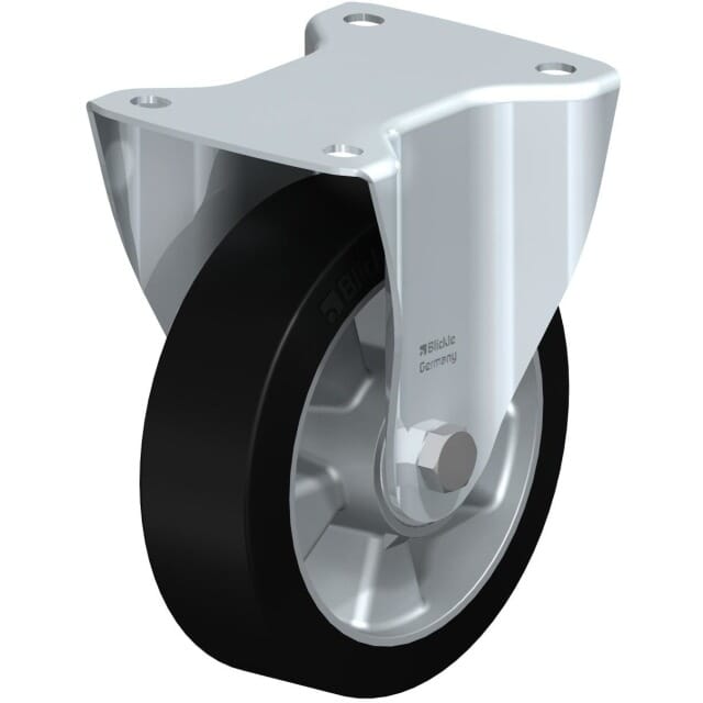 Bockrolle Vollgummi Schwerlast B-ALEV
