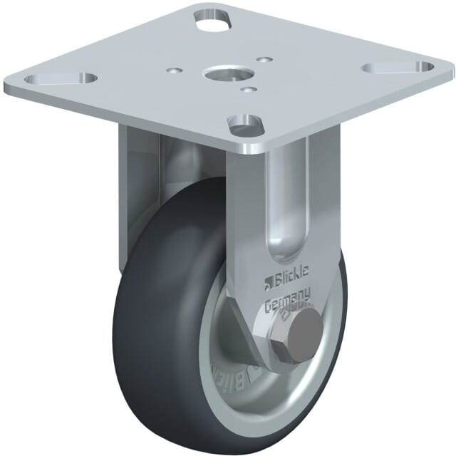Bockrolle Thermoplast grau BPA-TPA
