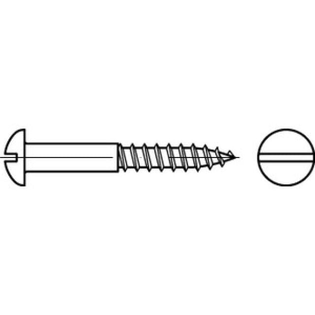 Halbrund-Holzschraube DIN 96 VZ