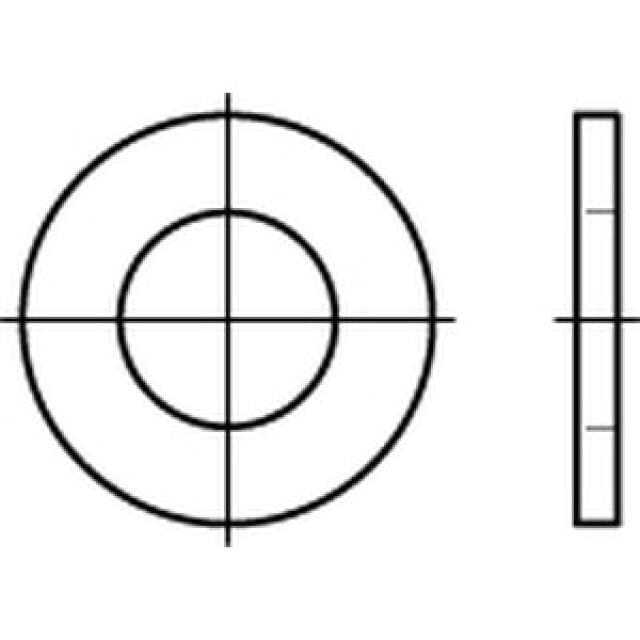 HV Scheibe gestanzt DIN 126 blank