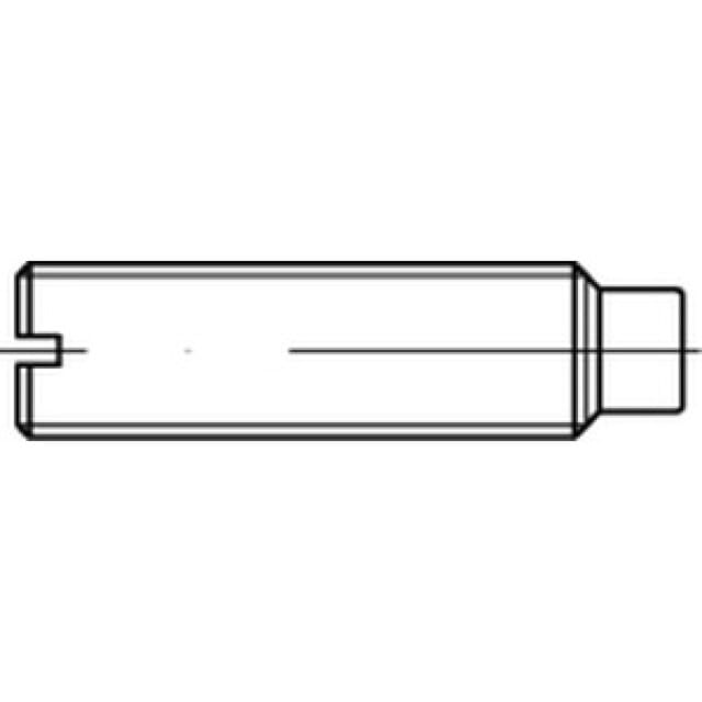Gewindestift mit Zapfen DIN 417