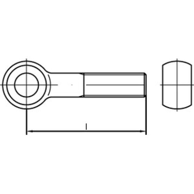 Augenschraube Form B DIN 444 B 4.6