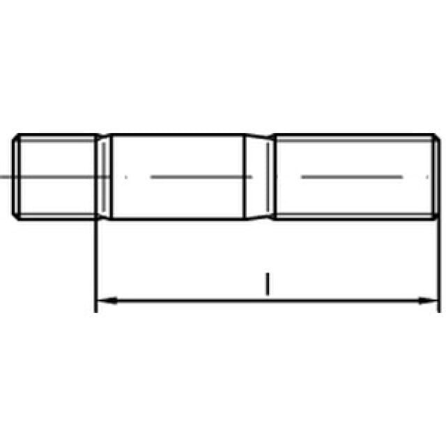 Stiftschraube DIN 939 5.8