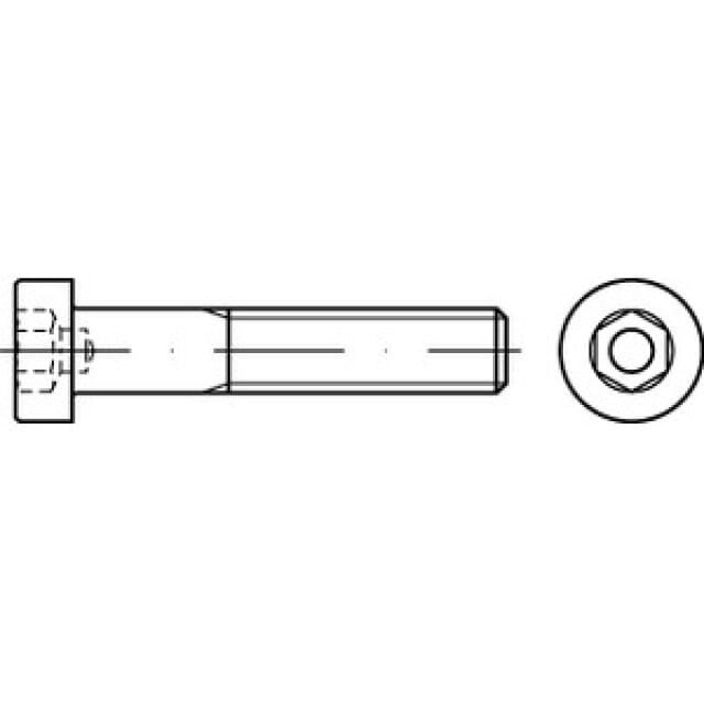 Zylinderschraube mit ISK DIN 6912 8.8 VZ